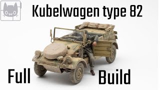 Battle Bug Full build of Tamiyas Kubelwagen Type 82 in 135 [upl. by Nydnarb]