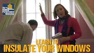 How to Weatherize Windows with Plastic Film Insulation DIY Home Improvement [upl. by Standford]