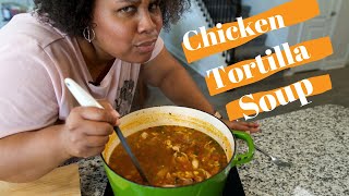 Homemade Chicken Tortilla SoupEasy 30min Recipe [upl. by Jermaine]