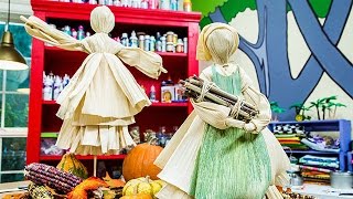 How To  Ken Wingards DIY Corn Husk Dolls  Hallmark Channel [upl. by Donetta]