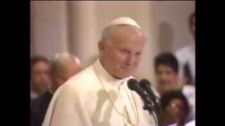 Pope John Paul II in Miami  Cathedral of St Mary  Part 1 [upl. by Enalahs]