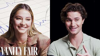 Outer Banks Madelyn Cline amp Chase Stokes Take a Lie Detector Test  Vanity Fair [upl. by Ybanrab]