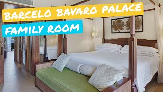 Barcelo Bavaro Palace  Punta Cana  Family Room [upl. by Nortyad428]