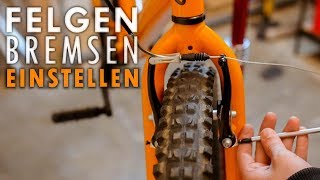 Fahrrad Felgen Bremse einstellen [upl. by Twedy657]