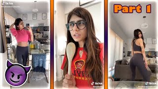 Tik Tok  Mia Khalifa Compilation  Part 1 [upl. by Freudberg]