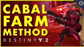 BEST Destiny 2 Cabal Farm Method  Destiny 2 Beginner Guide [upl. by Aikemot]