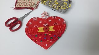 Quilted Heart Tutorial [upl. by Desmond]