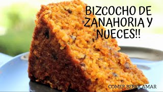 Bizcocho de zanahorias y nueces  Estilo alemán [upl. by Kus]