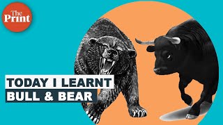 What do bull and bear mean in the stock market [upl. by Erreipnaej]