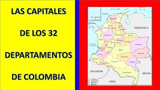 LAS CAPITALES DE COLOMBIA [upl. by Drud]