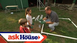 How to Build a Soccer Goal  Projects For Kids  Ask This Old House [upl. by Senior674]