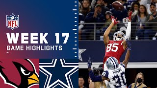 Cardinals vs Cowboys Week 17 Highlights  NFL 2021 [upl. by Weidar]