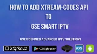 HOW TO ADD XTREAMCODES API GSE SMART IPTV [upl. by Cori847]