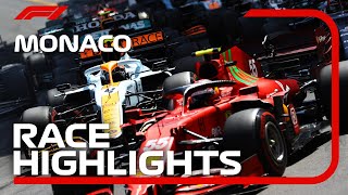 Race Highlights  2021 Monaco Grand Prix [upl. by Ahsemad]