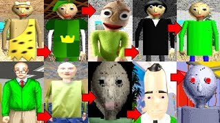 Evolution of Baldi in Baldis Basics 2019 [upl. by Wurst]