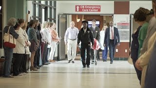 Veterans Final Salute at Sacred Heart Hospital with Henry Stovall [upl. by Warila175]