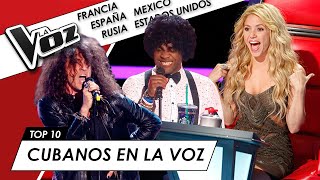 Top 10 Cantantes Cubanos en LA VOZ [upl. by Manthei]