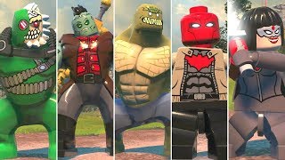 LEGO DC SuperVillains  All Secret Bosses [upl. by Ilaw720]