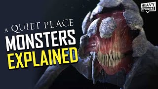 A QUIET PLACE Part 2 Monsters Explained Alien Origins Theories And The Detail Everyone Missed [upl. by Grefe]