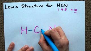 Lewis Structure of HCN [upl. by Nicolau228]