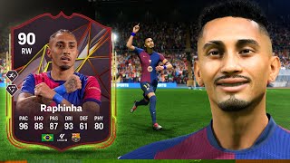 90 World Tour SBC Raphinha Just WATCH THIS 🥵 FC 25 Player Review [upl. by Haidedej]