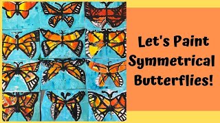 Lets Paint Symmetrical Butterflies [upl. by Armil]