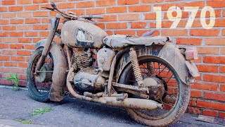 Old motorcycle restoration [upl. by Day]