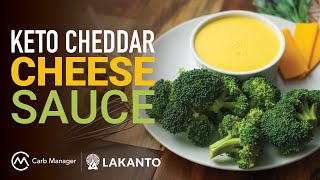 Keto Cheddar Cheese Sauce Recipe [upl. by Llenrep474]