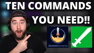 10 StreamElements Chatbot Commands You Need Twitch Chatbots Tutorial [upl. by Edyaw]