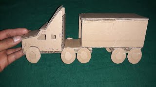 COMO HACER UN TRÁILER DE CARTON JUGUETE PARA NIÑOS [upl. by Loree]