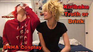 Kiribaku Truth or Drink BNHA Cosplay [upl. by Littell]