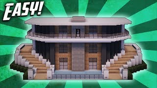 Minecraft How To Build A Modern Mansion House Tutorial 23 [upl. by Croydon]