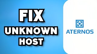 How To Fix Unknown Host Minecraft Server Aternos 2025 Guide [upl. by Buhler976]