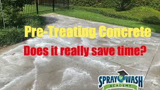 Pressure Washing Driveways Should I pretreat [upl. by Channing923]