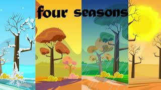 Seasons song for kids  Four seasons  Learn seasons [upl. by Terri]