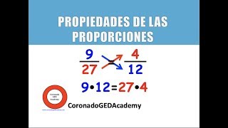 Propiedades de las proporciones [upl. by Carrnan]