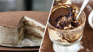 Tiramisu 5 Ways • Tasty [upl. by Oinotnanauj]