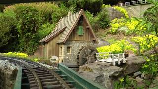 Cab ride Garden Train Eastbound Gartenbahn Fuehrerstandsmitfahrt [upl. by Ahcsatan]