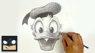 How To Draw Donald Duck  Sketch Saturday [upl. by Ayokal]