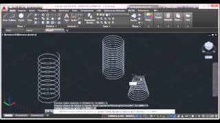 Barrer con Helices en Autocad 2016 [upl. by Melantha]