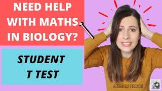 A level biology STATISTICS help Student T test Worked examplesexam questions amp critical analysis [upl. by Archibold665]