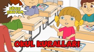 Okul Kuralları Eğitici Çizgi film Animasyon [upl. by Yelda]