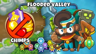 Flooded Valley CHIMPS WalkthroughGuide  Bloons TD6 [upl. by Lune513]