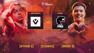 Sentinels vs FURIA  VCT Americas Stage 1  W5D1  Map 2 [upl. by Sethrida811]