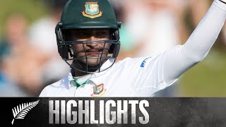 Bangladeshs Highest Ever Partnership  FULL HIGHLIGHTS  1st Test  BLACKCAPS v Bangladesh 2017 [upl. by Ezequiel]