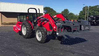 Massey Ferguson 2606 H Utility Tractor with grapple and 3rd function [upl. by Zillah]