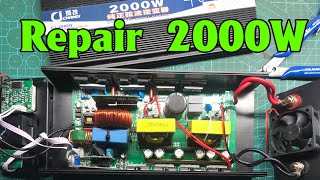 How to Repair 2000W Sine Inverter [upl. by Verdie525]