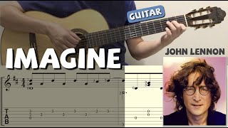 Imagine  John Lennon Guitar Notation  TAB [upl. by Swan]