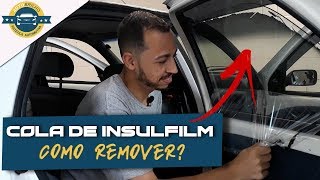 Como remover insulfilm fumê envelhecido [upl. by Kristie787]