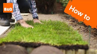 How to turf your lawn [upl. by Waxman]